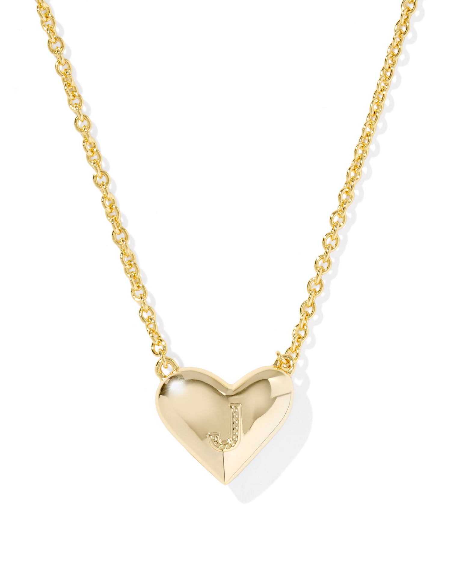 Kendra Scott - Necklace - Ari Heart Letter - Gold Short Pendant - Findlay Rowe Designs