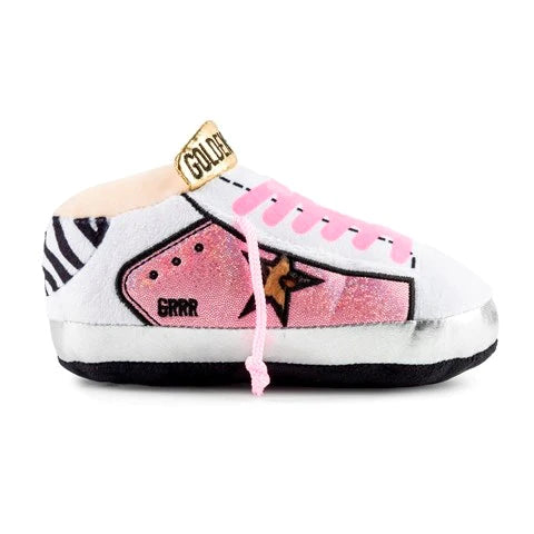 Golden Pooch Tennis Shoe Dog Toy - Pink - Findlay Rowe Designs