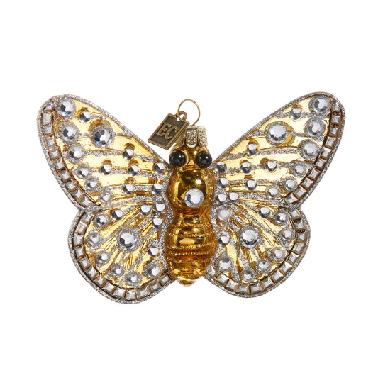 Ornament - 4.25" Jeweled Butterfly