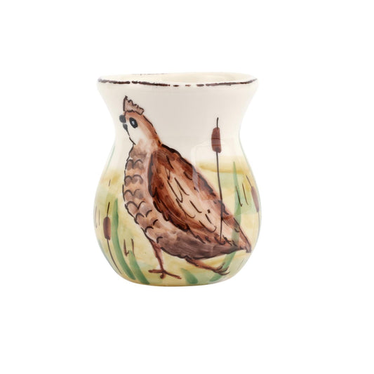 Vietri - Wildlife - Bud Vase - Quail - Findlay Rowe Designs