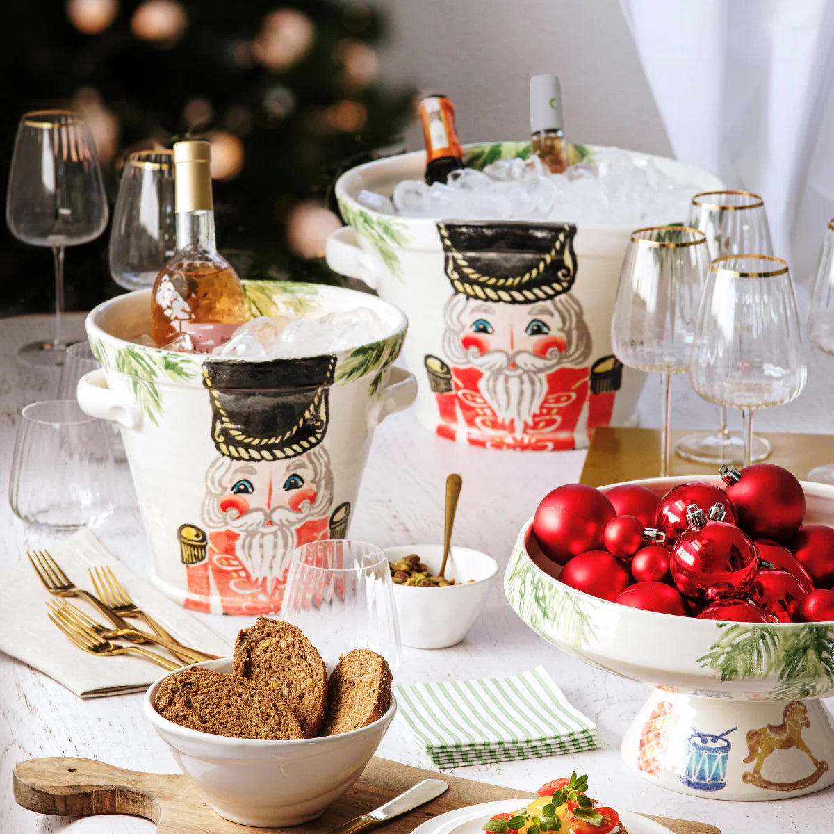 Vietri - Ice Bucket - Nutcracker