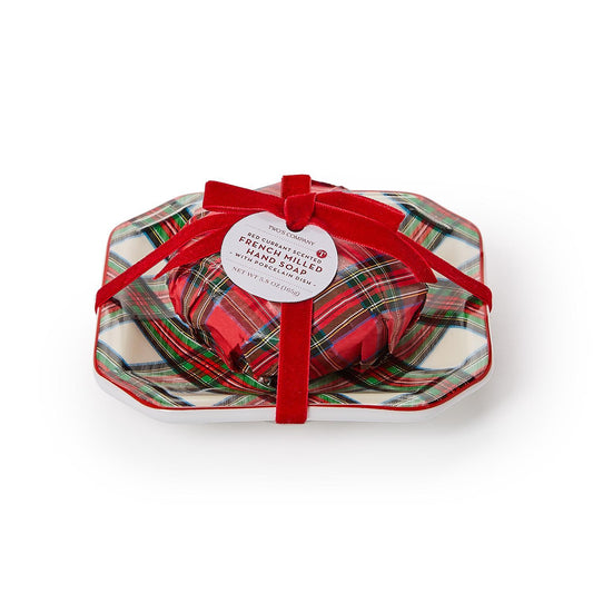 French Milled Soap and Tray - Red Currant - Findlay Rowe Designs