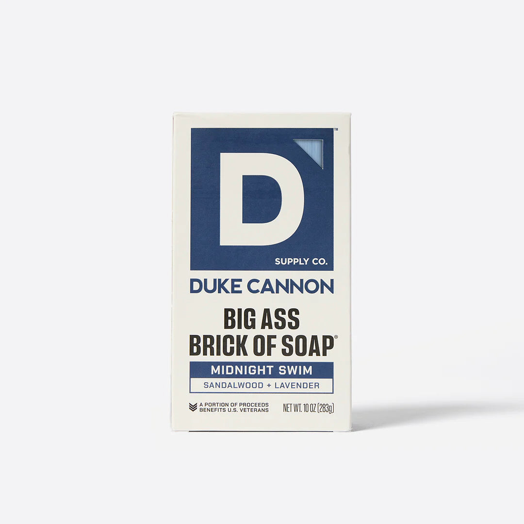 Duke Cannon - Big Ass Brick of Soap - Midnight Swim - Findlay Rowe Designs