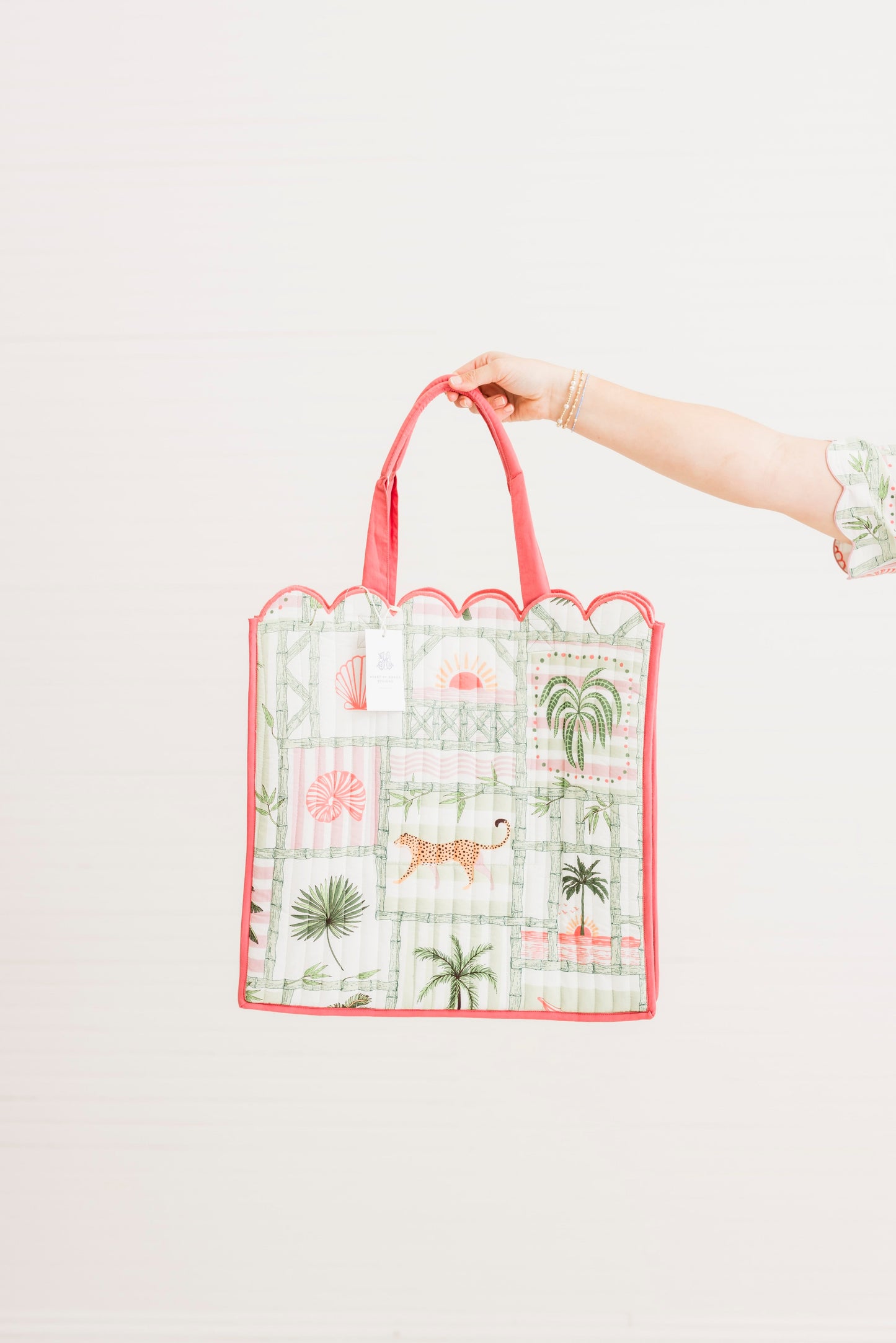 Heart of Grace - Regular Tote - Palm Postal - Findlay Rowe Designs
