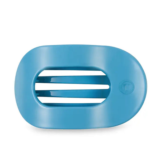 Teleties - Flat Round Hair Clip - Summer Sky - Medium