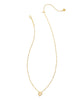 Kendra Scott - Framed Gold Tess Satellite Short Pendant Necklace in Iridescent Drusy - Findlay Rowe Designs