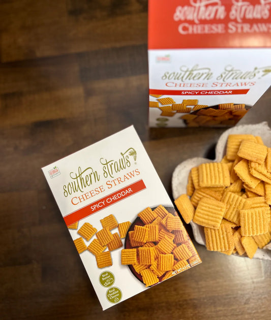 Southern Straws - Spicy Cheddar - 4.5oz - Findlay Rowe Designs