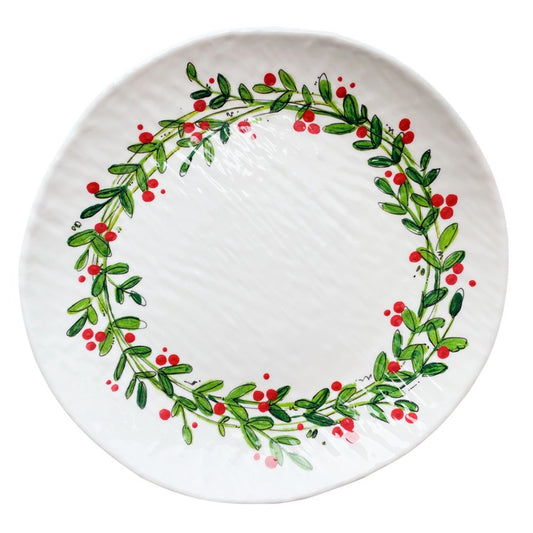 Serving Plate - Christmas Wreath