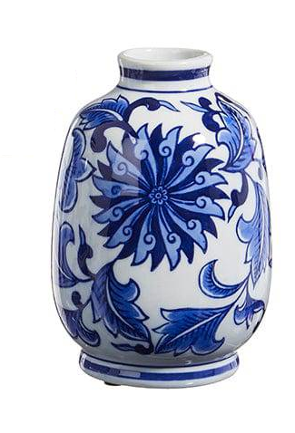 6.25" Chinoiserie Bud Vase - Findlay Rowe Designs
