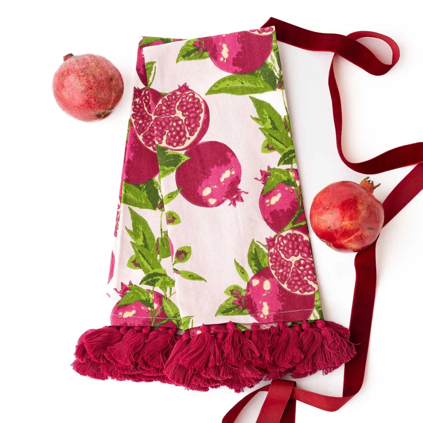 8 Oak Lane - Towel - Tassel Trim - Pomegranate Grove - Set 2 - Findlay Rowe Designs