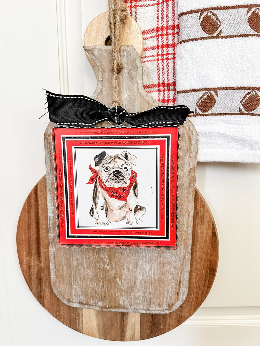 Rosanne Beck - Print - Mini Georgia Bulldog - Findlay Rowe Designs