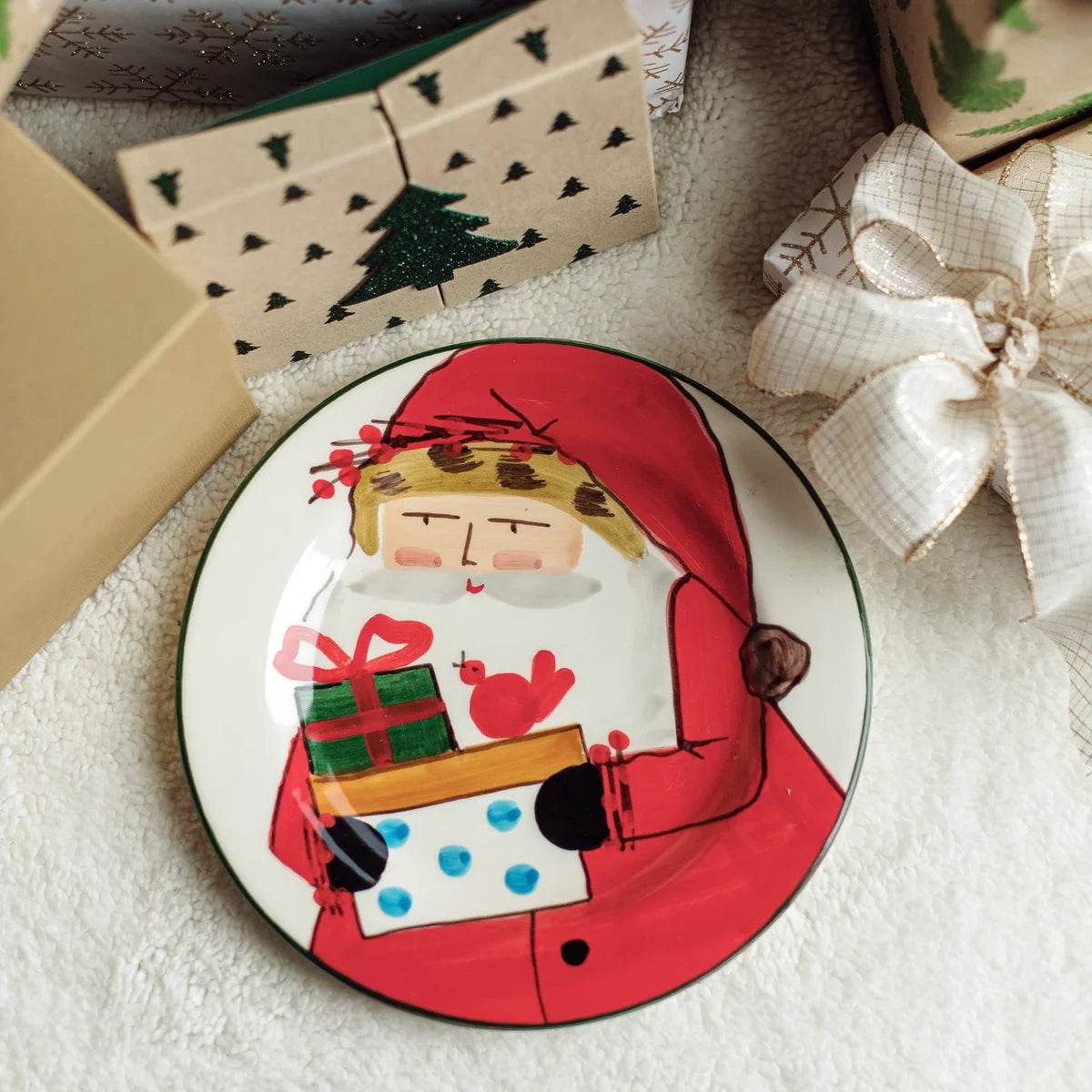 Vietri - Old St. Nick 2026 - Limited Edition - Salad Plate - Findlay Rowe Designs