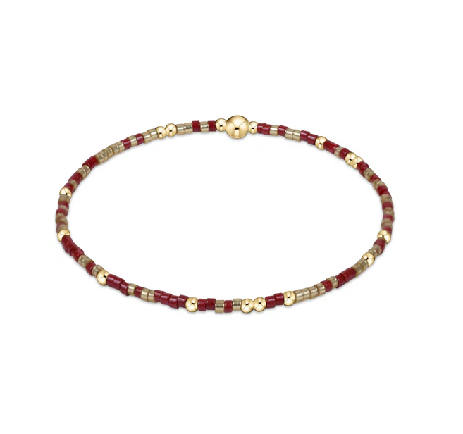 Enewton - Gameday Hope Unwritten Bracelet - Gold Luster-Wine - Findlay Rowe Designs