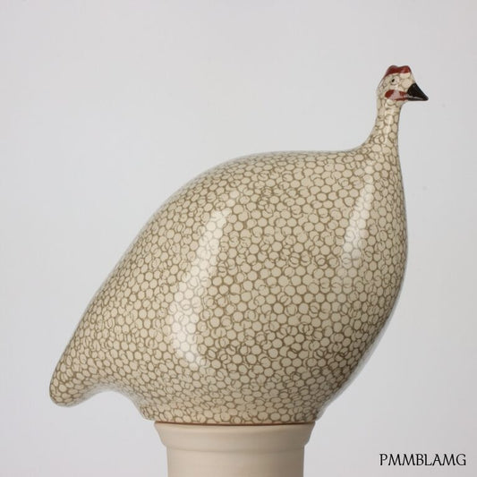 Guinea Fowl - Medium - White Speckled Gray - Findlay Rowe Designs