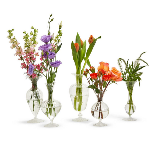 Hand-Blown Glass Fluted Vase - Findlay Rowe Designs