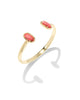 Kendra Scott - Bracelet - Elton Cuff - Gold Bronze Veined Red Magnesite - Findlay Rowe Designs