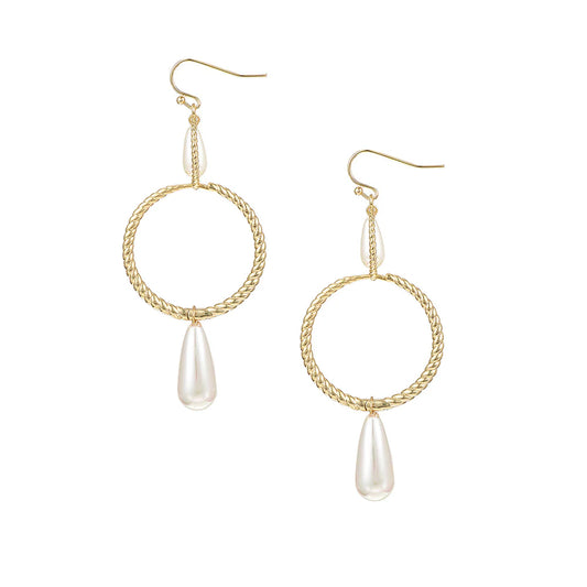 Natalie Wood - Sea Breeze 3 i n 1 Pearl Drop Earrings - Findlay Rowe Designs