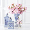 Square Lidded Containers - Blue & White - Findlay Rowe Designs