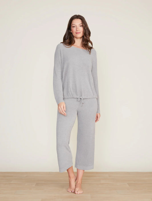 Barefoot Dreams - CozyChic Ultra Lite Slouchy Pullover - Dove Gray - Findlay Rowe Designs