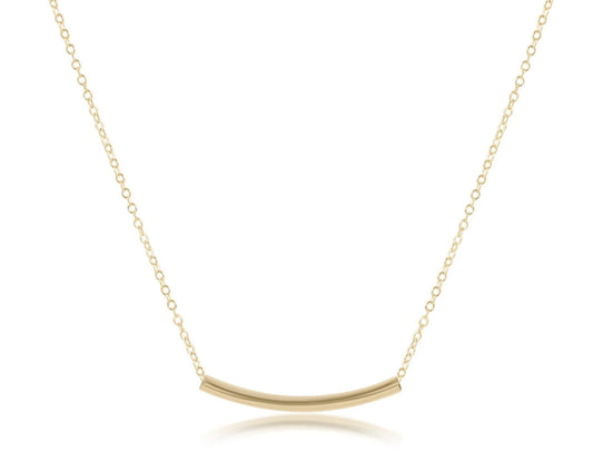 Enewton - 16" necklace gold - bliss bar small gold - Findlay Rowe Designs
