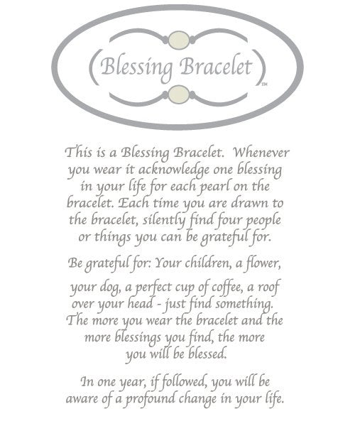 Made as Intended- White Pearl Blessing Bracelet - Findlay Rowe Designs