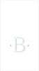 Caspari - Guest Towel Napkins - Single Initial - Antique Robin's Egg - Findlay Rowe Designs