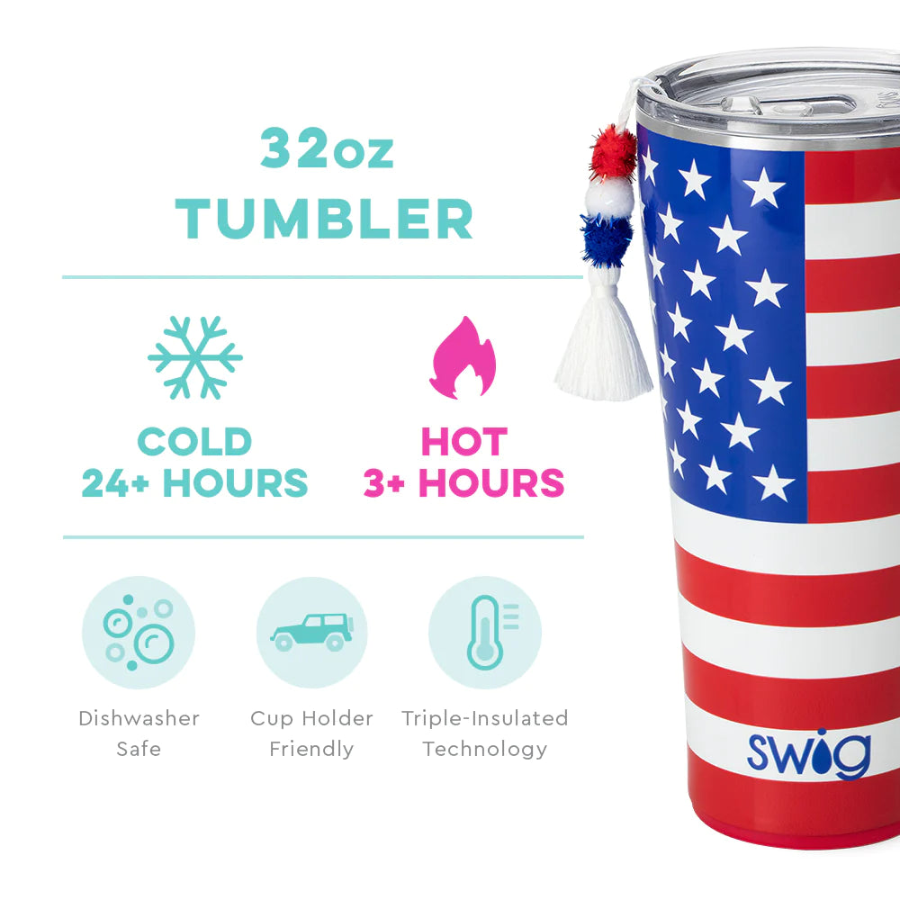 SWIG - ALL AMERICAN TUMBLER 32OZ - Findlay Rowe Designs