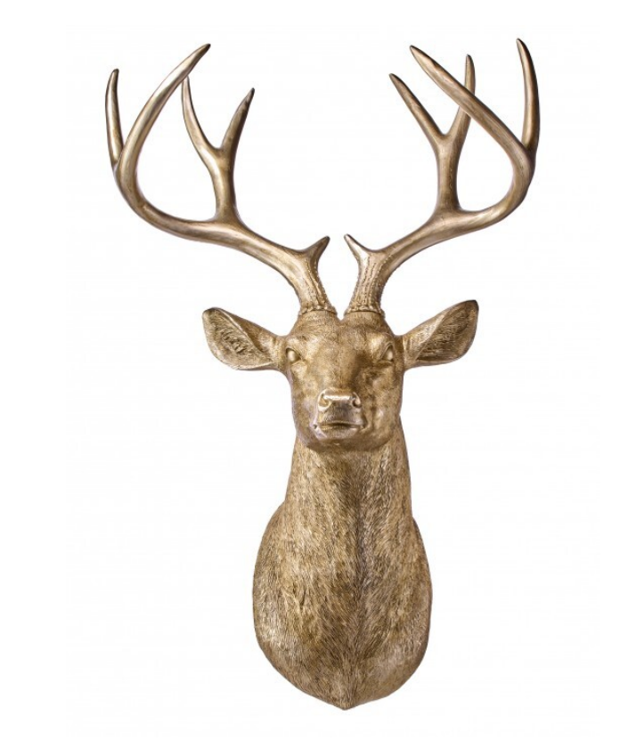 Statue - Resin Deer Bust - 30"