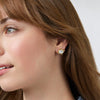 Julie Vos - Earring - Clara Stud - Cubic Zirconia - Findlay Rowe Designs