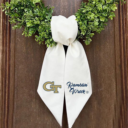 Wreath Sash - 55in - Georgia Tech - Findlay Rowe Designs