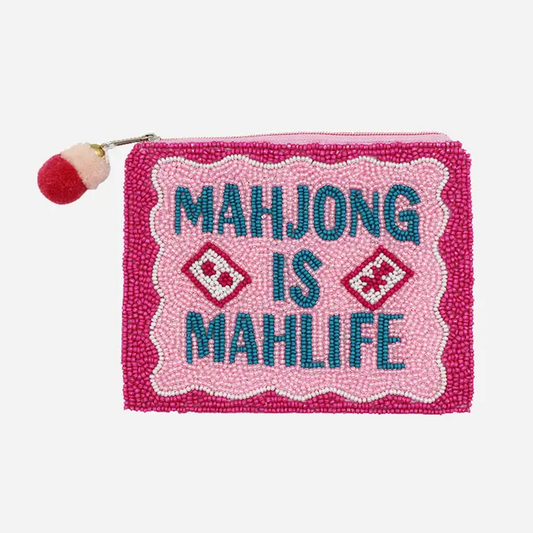 Coin Pouch - Mahjong is Life - Findlay Rowe Designs