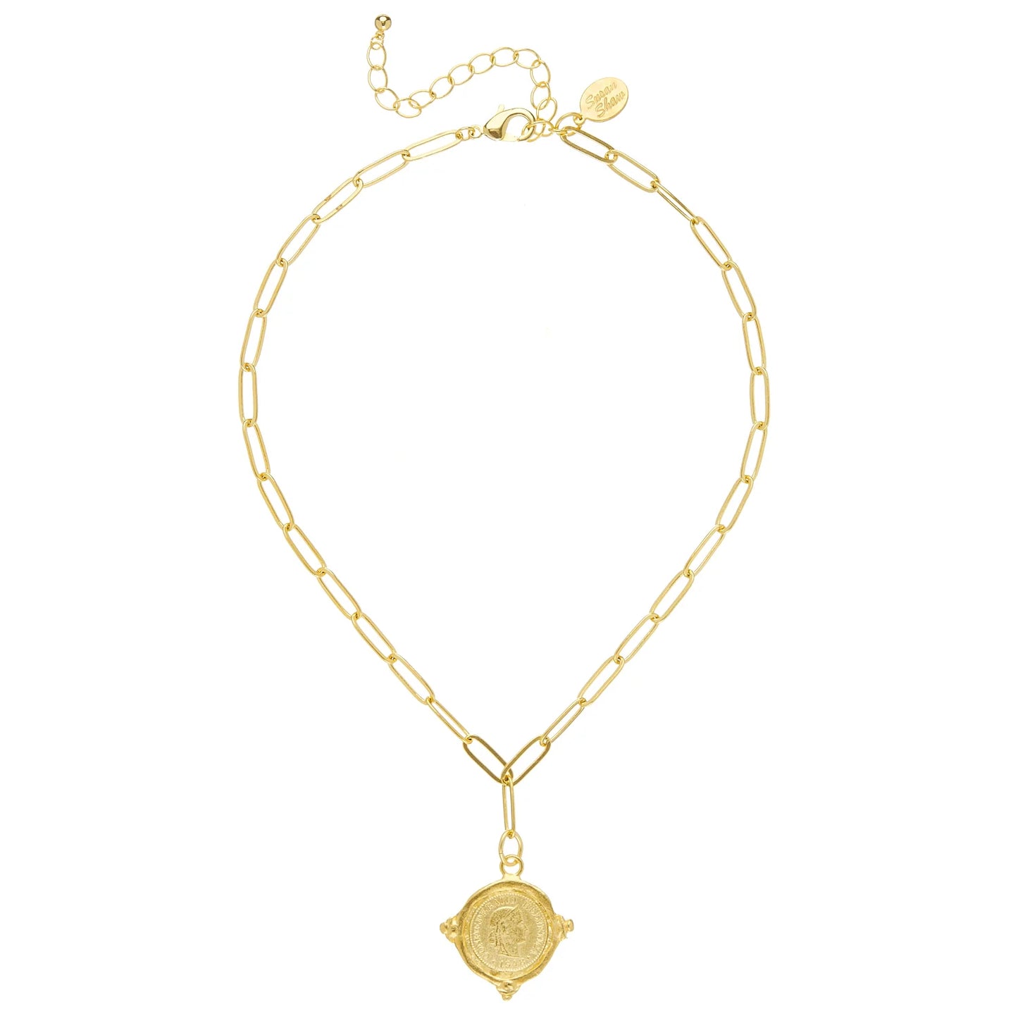 Susan Shaw - Necklace - Coin Paperclip - Findlay Rowe Designs