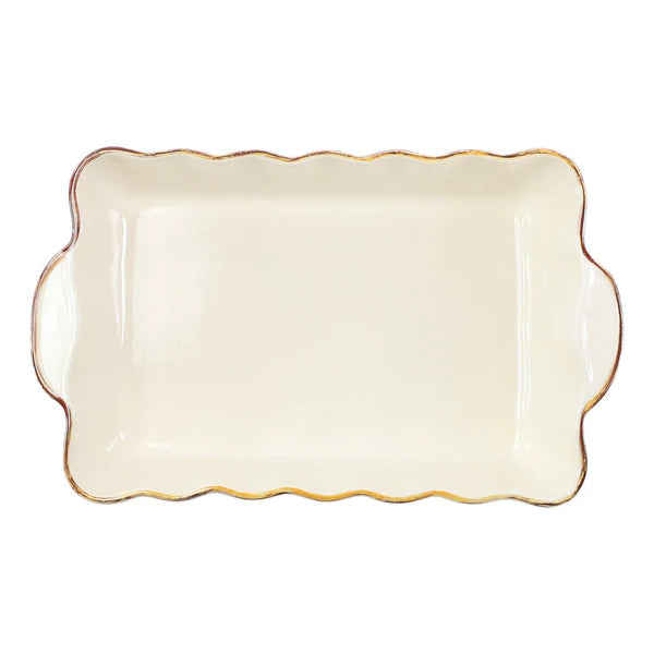 Vietri - Italian Bakers Rectangular - Medium - Orange - Findlay Rowe Designs