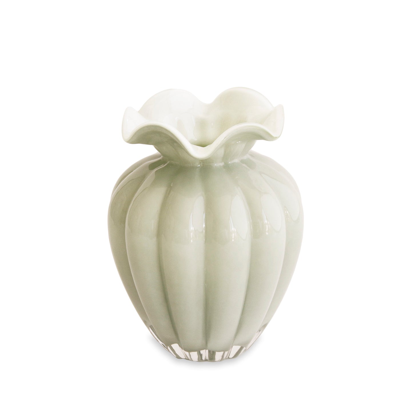Vase - Vento Large Glass - Pistachio