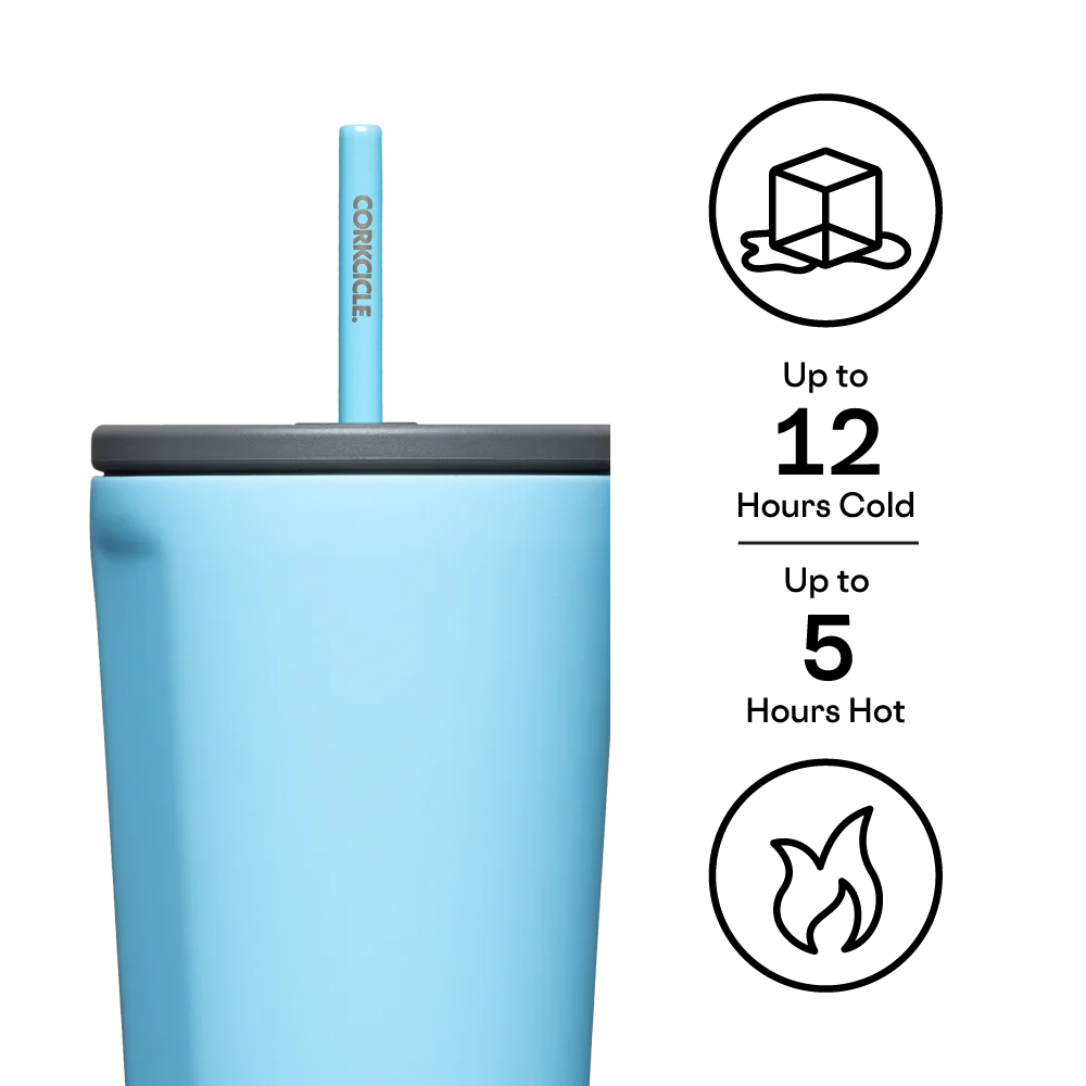 Corkcicle- COLD CUP INSULATED TUMBLER in Santorini - Findlay Rowe Designs