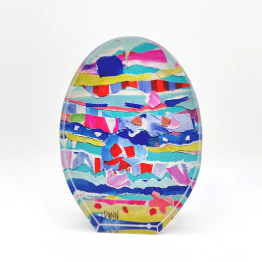Lauren Dunn - Acrylic Art - Bright Egg - Findlay Rowe Designs