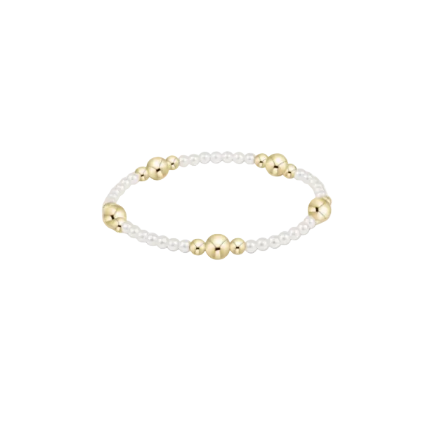 Enewton - Purpose Gold 6mm Pearl Bracelet - Findlay Rowe Designs