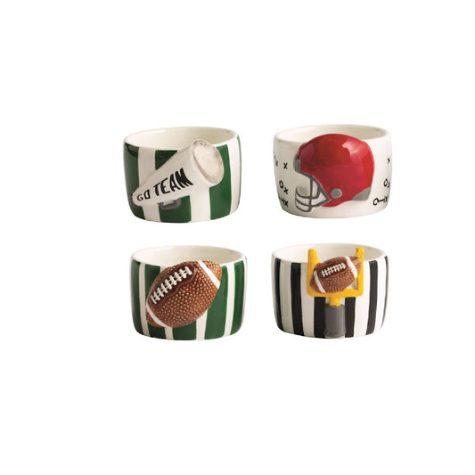 Mud Pie - Tidbit Bowls - Tailgate - Findlay Rowe Designs