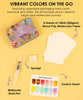 Grabie - Watercolor Pocket Set Of 12 With Brush - Dessert Colors