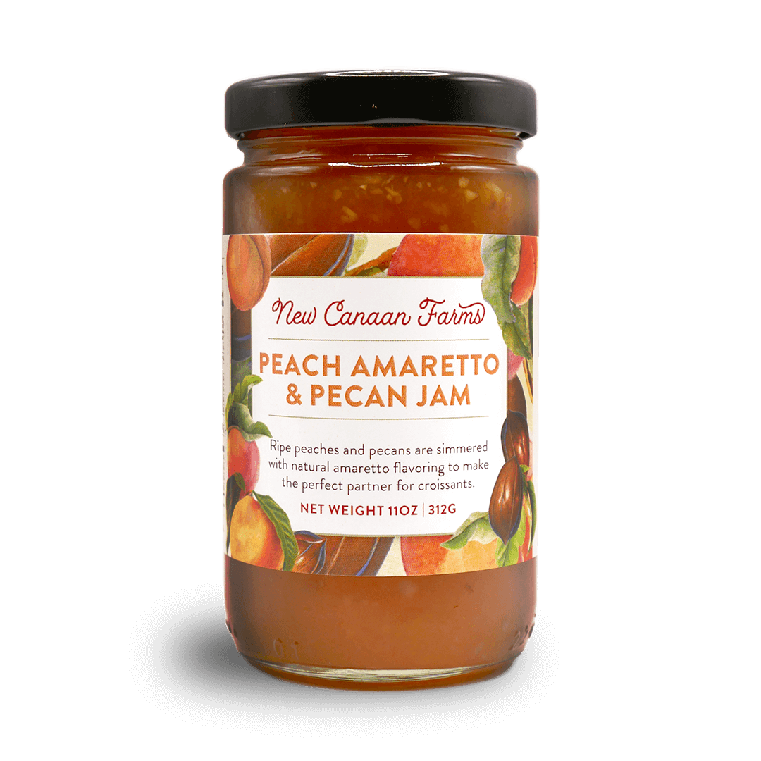New Canaan Farms - Peach Amaretto & Pecan Jam - Findlay Rowe Designs