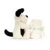 Jelly Cat - Bashful Black & Cream Puppy Soother - Findlay Rowe Designs