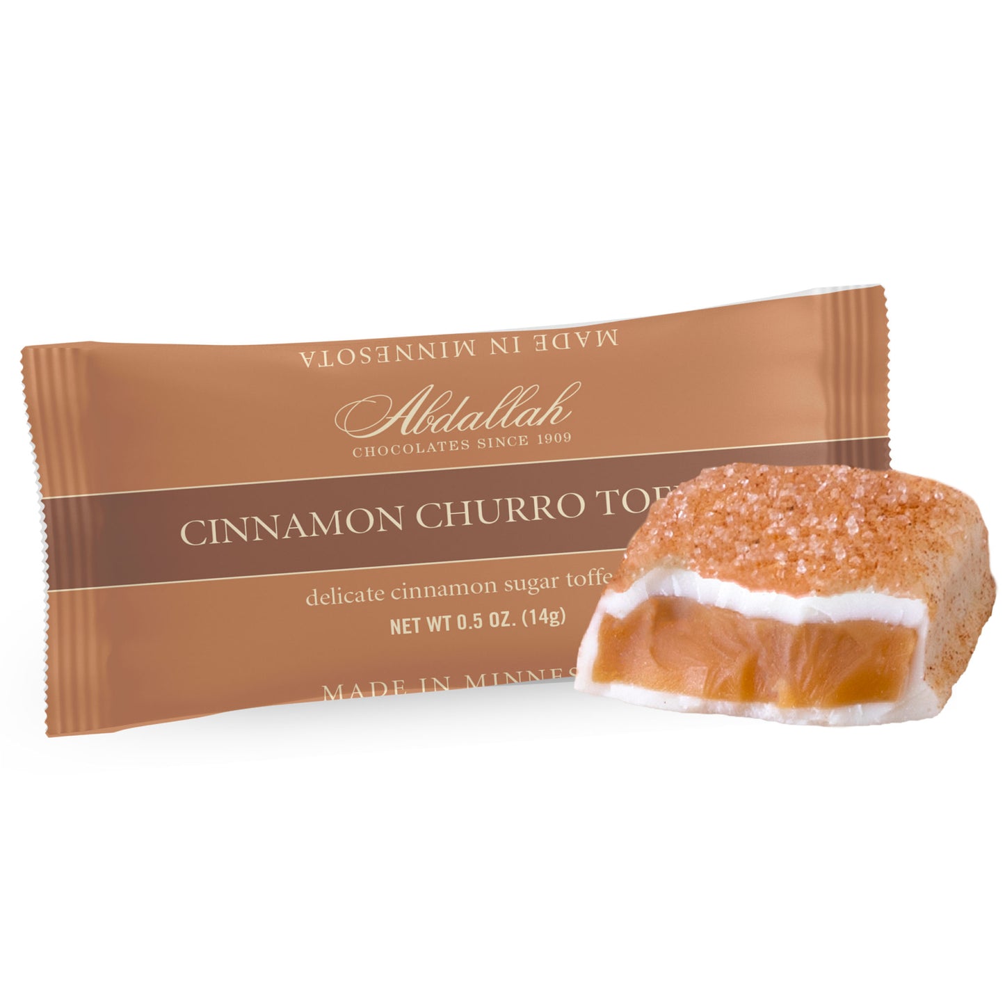 Abdallah Candies - Cinnamon Churro Toffee Singles - Findlay Rowe Designs
