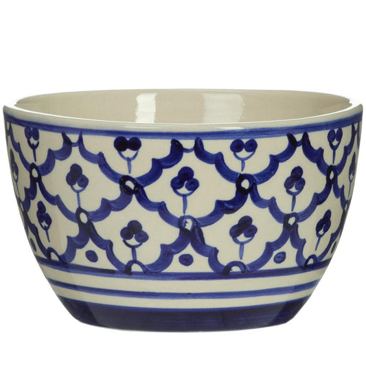 Vase - 3.5 x 6 Ceramic - Blue White - Findlay Rowe Designs