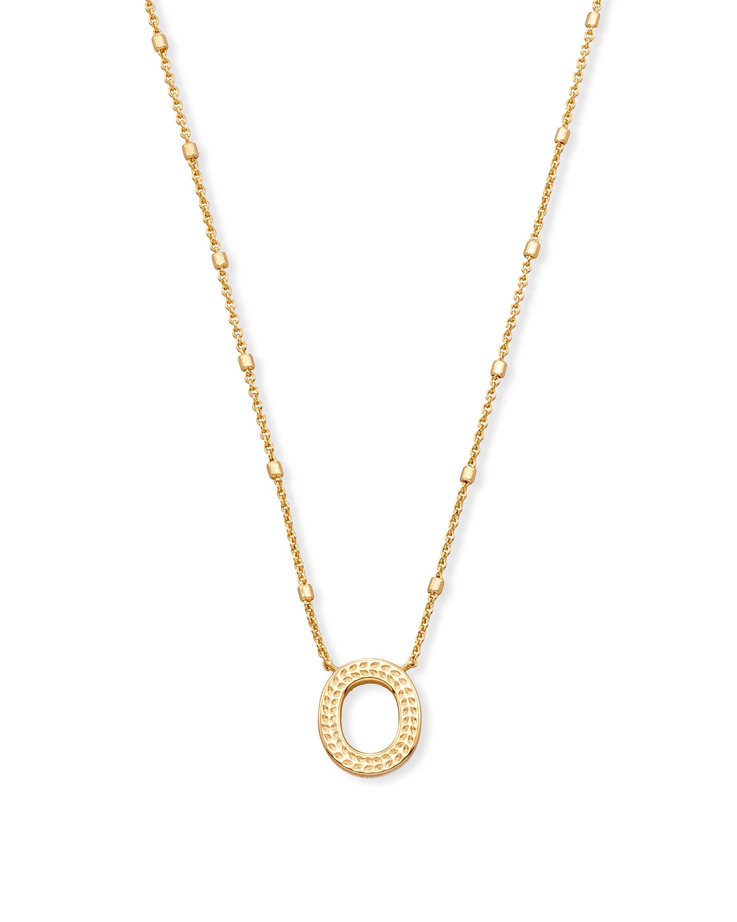 Kendra Scott - Necklace - Letter Pendant - Gold - Findlay Rowe Designs