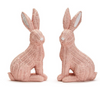 Hello Easter Basket Weave Bunny- Pink - Findlay Rowe Designs
