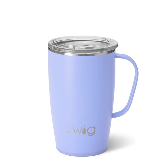 Swig - Travel Mug 18oz - Hydrangea - Findlay Rowe Designs