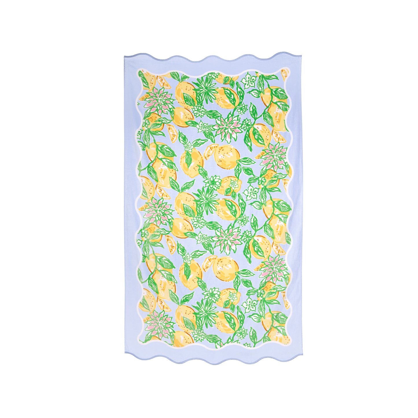 Lilly Pulitzer - Scalloped Beach Towel - Make Lemonade - Findlay Rowe Designs