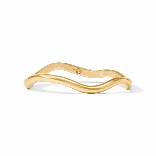 Julie Vos - Bangle - Wave - Gold - Small - Findlay Rowe Designs