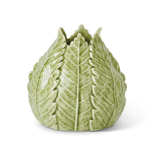 Vase - Green Ceramic Leaf - 5 Inch - Findlay Rowe Designs