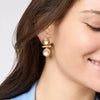Julie Vos - Earring - Bamboo Midi - Iridescent Strawberry
